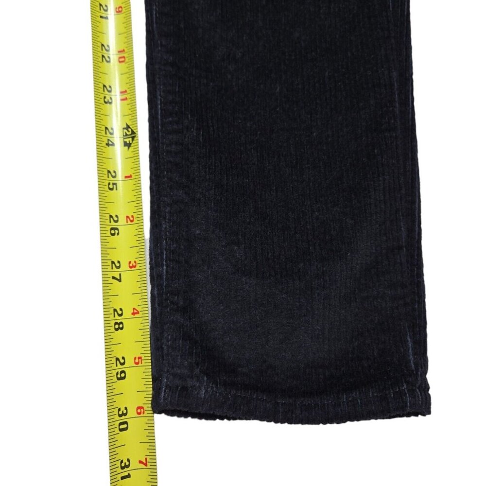 Levis 721 Jeans Womens 33x30 Black High Rise Skinny Corduroy‎ Stretch Dark Wash - Picture 4 of 16